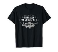 O'fishally 21 years old 21st Birthday Fishing - Funny Fisher T-Shirt