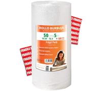 OFITURIA 50cm Bubble Wrap - Fragile Pack with Flexible Bubble Film - Ideal for Bubble Wrap, Moving, Shipping Protection