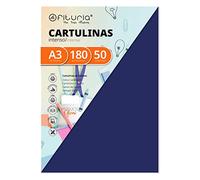 OFITURIA Cardstock, Pack of 50 Dark Blue, A3 Size, 180 g