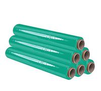 Ofituria Green Film for Packaging 50 cm x 200 Metres Length - Manual Elastic Film for Industrial Packaging - 6 Units