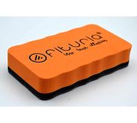 OFITURIA Orange Magnetic Whiteboard Eraser, Compatible with Vileda, Maxiflo, Rectangular Plastic Eraser
