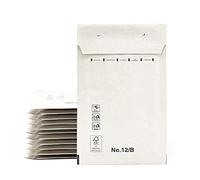 Ofiturie Padded Envelopes, Paper Bags with Bubble Inners, White, Peel and Seal (20 Envelopes, 100 x 165 mm)