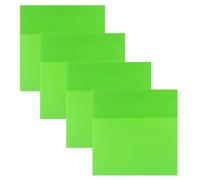 OFIXO (Green) Transparent Sticky Note Pads - 200 Pcs Waterproof Self-Adhesive Pad，OFIXO Sticky Notes Suitable for Reading、Studying、 Home、Office、School，Sticks Securely，Removes Cleanly (3x3in)