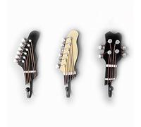 OFKPO 3 Pcs Wall Mounted Coat Hat Towel Hooks Hange Guitar Shape Vintage Decorative Clothes Hooks