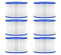 OFKPO 6 Pcs Filter Cartridge VI, for Bestway Swimming Pool, Replacement Filters for Hot Tub