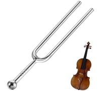 OFKPO A440 Hz Tuning Fork, Tuning Violins, Pianos, Guitars Musical Instruments Tool(Silver)
