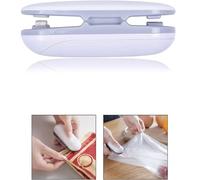 OFKPO Mini Bag Sealer, 2 in 1 Heat Sealer Handheld Heat Vacuum Sealer, Portable Bag Resealer Machine for Plastic Food Storage Bags