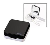 OFKPO Mini Lens Case, Portable Contact Lens Box Outdoor Travel Kit