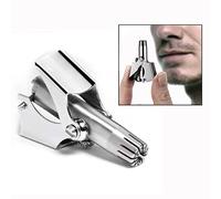 OFKPO Nose Hair Trimmer Manual Ear Hair Remover Portable Stainless Steel Nose Hair Remover For Men & Women