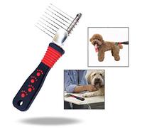 OFKPO Pet Dematting Comb,Detangling Matted or Knotted Undercoat Hair Grooming Accessories Tool for Dog,Cat