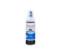 OFKSEWPA Compatible Bulk Water Based Dye Ink Bottle Refill For L3100 L5196 L3110 L3150 Printers 003 Color Multipack(70ml Cyan 1PCS)