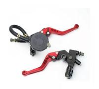 OFKSEWPA Universal CNC Adjustable Clutch Brake Master Cylinder Reservoir Levers Kit Compatible with 7/8 Inch 22mm Handlebar(Green)