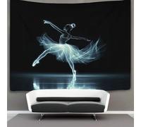 OFLAMIRUX 3D Ballet Dance Print Wall Blanket Home Decoration Bedding Poster Wall Art Tapestry Tapestry Wall Hanging Soft Polyester for Bedroom Living Room Dorm Decor 180cmx230cm
