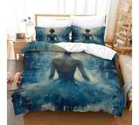 OFLAMIRUX Ballet Dance 3D Printed Comforter Cover Set dance Duvet Cover Bedding Set for Kids Teens Boys Room Decor Microfiber Quilt Cover 3 Pcs with Pillow Case Hidden Zipper Double(200x200cm)