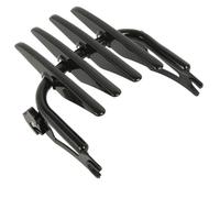 OFLNDHXTXB Motorcycle Luggage Rack Compatible with Harley Touring Street | Black Gloss Detachable Stealth Mounting Compatible with Harley Electra Glide, Road King 2009-2023