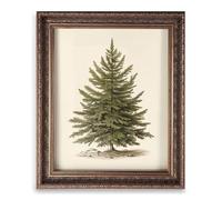 OFlyDesigns Vintage Christmas Wall Art Print, Santa Reading Book Poster, Rustic Christmas Wall Art, Christmas Painting Print Decor, Christmas Decor, Winter Print- 8 x 10 inch Unframed Print