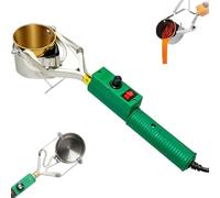 OFNHJK Electric Solder Tin Pewter Melting Pot, 420W Handheld Lead Melting Pot, Temperature Range 150-450℃, 1100g Capacity Solder Furnace, Melting Metal Crucibles for Fishing Weight Molds