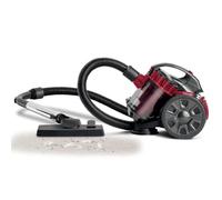 OFNHJK Hard Floor Cleaner, 2600W High Power Bagless Cylinder Vacuum Cleaner, 1.5 Litre Capacity, 4 stage HEPA filter, for Dust, Dirt and Floor, Turbo tool for Pet Hair