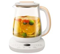 OFNHJK Multifunctional Kettle and Stew Pot - 1.8L Glass, 800W Automatic Electric Health Pot for Tea, Hot Water and More