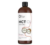Ofor C8 & C10 MCT Oil (Coconut) 500ml - Cold-Pressed Extraction From 100% Pure Coconuts - It's keto, vegan-friendly, and gluten-free. - Trusted MCT oil for bulletproof coffee, shakes, and salads.