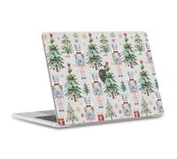 OFQKOAKS Christmas Case Compatible with MacBook Pro 13 inch M2 2025, 2024-2016 A2338 M1 A2251 A2289 A2159 A1989 A1708 A1706,Cute Festive Nutcracker Knight Tree Protective Laptop Cover Shell
