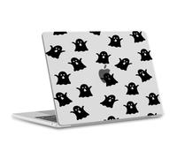 OFQKOAKS Compatible with MacBook Air 13 inch Case 2022 2021 2020 2019 2018 Release M1 A2337 A2179 A1932,Black Funny Ghost Halloween Laptop Cover Shell for MacBook Air 13.3 inch