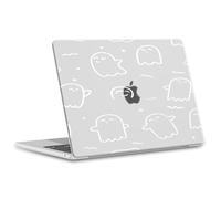 OFQKOAKS Compatible with MacBook Air 13 inch Case 2022 2021 2020 2019 2018 Release M1 A2337 A2179 A1932,Little Ghost Halloween Laptop Cover Shell for MacBook Air 13.3 inch