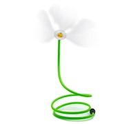 O'FRESH Daisy Garden Mist Cooling System with Memory Form - Outdoor Terrace misting with 3 Brass Nozzles - 2 Meters - Green