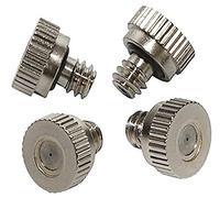 O'FRESH Set of 4 High-Performance Misting Nozzles - for O'Fresh Outdoor Misting Systems - Stainless Steel Quality for Durability - Outdoor misting