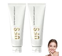 OFS Toothpaste, Teeth Whitening Toothpaste, Promotes the Natural Whitening of the Teeth, Protects Tooth Enamel, Deep Cleaning Freshens Breath 24 Hours (2)