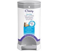 OFT Litter Champ Premium Odor-Free plastic Cat Litter Disposal System,4 gallon, Gray