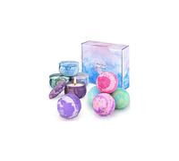 OFUN Bath Bombs Gift Set, 5 Bath Bomb, 4 Scented Candles, Fizzy Spa to Moisturize Dry Skin, Perfect for Bubble & Spa Bath Gift for Women, Girls,