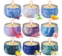 OFUN Scented Candles Gifts for Women, 9 Pack Candle Gift Set, Natural Soy Wax Aromatherapy Candles, Gift Sets Idea for Her, Girls, Friends, Mother's Day, Birthday, Valentines, Anniversary