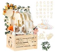 OFUSUY Wooden Baby Shower Crate Closet