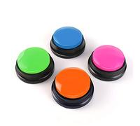 OFVENS 4 Packs Voice Recording Button, Dog Buttons for Communication Pet Training Buzzer, 30 Second Record & Playback, Funny Gift for Study