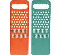 OFXDD Korean Carrot Plastic Grater Handheld - Pack of 2 - Vegetable Food Graters - Vegetables Shredder Carrots Cutter Slicer