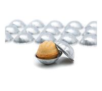 OFXDD Walnut Cookie Mold for Baking - Pastry Oreshki Mold 32 Pcs - Oreshki Maker Mini Metal Mold - Pastry Cookie Nutletss Set - Non-stick Cookie Form for Sweet Nuts, 1.97"x1.77"