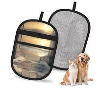 OFYGJFB Reusable Stairway to Heaven Pet Hair Remover Gloves, Extra Durable Electrostatic Mitts for Multiple Dogs & Cats, Furniture, Carpet, Car Seat Hair Removal