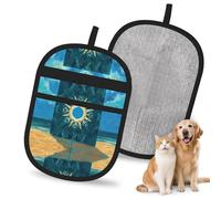 OFYGJFB Reusable Tarot Card Pet Hair Remover Gloves, Extra Durable Electrostatic Mitts for Multiple Dogs & Cats, Furniture, Carpet, Car Seat Hair Removal