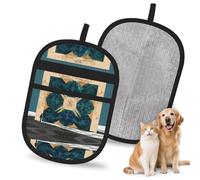 OFYGJFB Reusable The Gate of Aika Pet Hair Remover Gloves, Extra Durable Electrostatic Mitts for Multiple Dogs & Cats, Furniture, Carpet, Car Seat Hair Removal