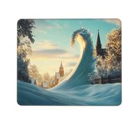 OFYGJFB Square Mouse Pad with Stitched Edges - 10 x 12 inch Small Mousepad for Wireless Mouse, Beautiful fairy tale rendering Mouse Pads for Laptop, Gaming, Office & Home Decor