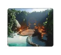 OFYGJFB Square Mouse Pad with Stitched Edges - 10 x 12 inch Small Mousepad for Wireless Mouse, Heaven's Gate Mouse Pads for Laptop, Gaming, Office & Home Decor