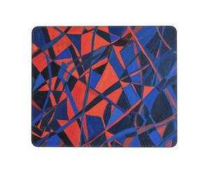 OFYGJFB Square Mouse Pad with Stitched Edges - 7.9 x 9.5 in Small Mousepad for Wireless Mouse, 3mm Thick Rubber Base Non-Slip Desk Mat, GeoPulse Mouse Pads for Laptop, Gaming, Office & Home Decor