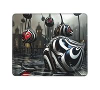 OFYGJFB Square Mouse Pad with Stitched Edges - 7.9 x 9.5 in Small Mousepad for Wireless Mouse, Perplexing geometry Mouse Pads for Laptop, Gaming, Office & Home Decor