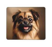 OFYGJFB Square Mouse Pad with Stitched Edges - 7 x 8.6 in Small Mousepad for Wireless Mouse, A cute dog painting Mouse Pads for Laptop, Gaming, Office & Home Decor