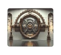 OFYGJFB Square Mouse Pad with Stitched Edges - 8.3 x 10.3 in Small Mousepad for Wireless Mouse, Giant encrypted vault Mouse Pads for Laptop, Gaming, Office & Home Decor