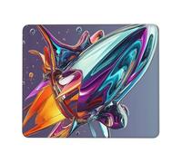 OFYGJFB Square Mouse Pad with Stitched Edges - 8.3 x 10.3 in Small Mousepad for Wireless Mouse, Liquid splashing, rocket spacecraft Mouse Pads for Laptop, Gaming, Office & Home Decor