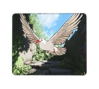OFYGJFB Square Mouse Pad with Stitched Edges - 8.3 x 10.3 in Small Mousepad for Wireless Mouse, The birds in the small town Mouse Pads for Laptop, Gaming, Office & Home Decor