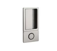 OFYPCURI Handleless Flat Lock Bedroom Hidden Embedded Sliding Door Lock(7052-Silver)