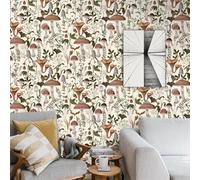 OFZVEO Self Adhesive Wallpaper 44.5×300cm Animal Peel and Stick Wallpaper Leaf Animal Stick on Wallpaper for Living Room Bedroom Kitchen Wall Cabinets Decor Worktop Vinyl Covering